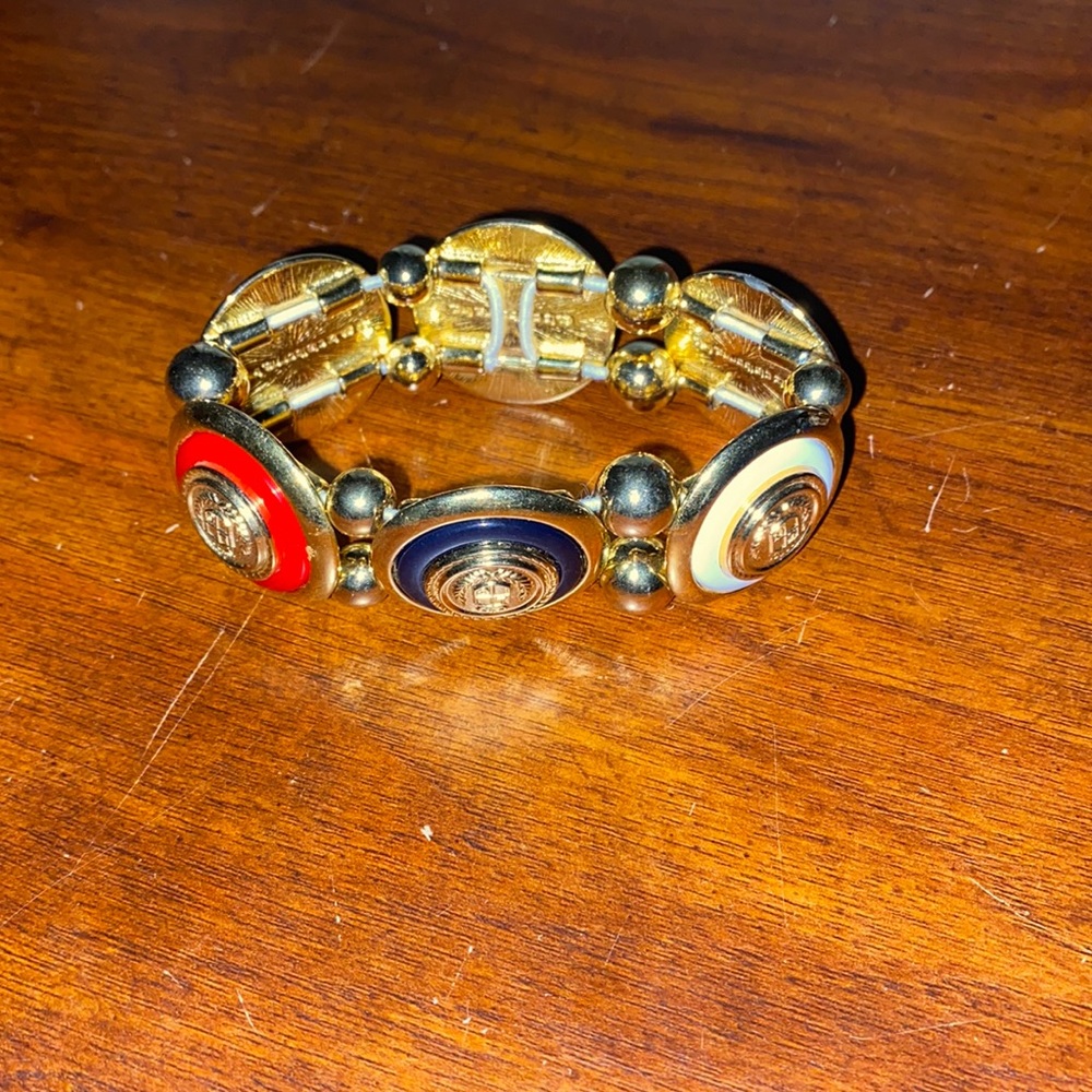 Red, Gold, White Black bracelet